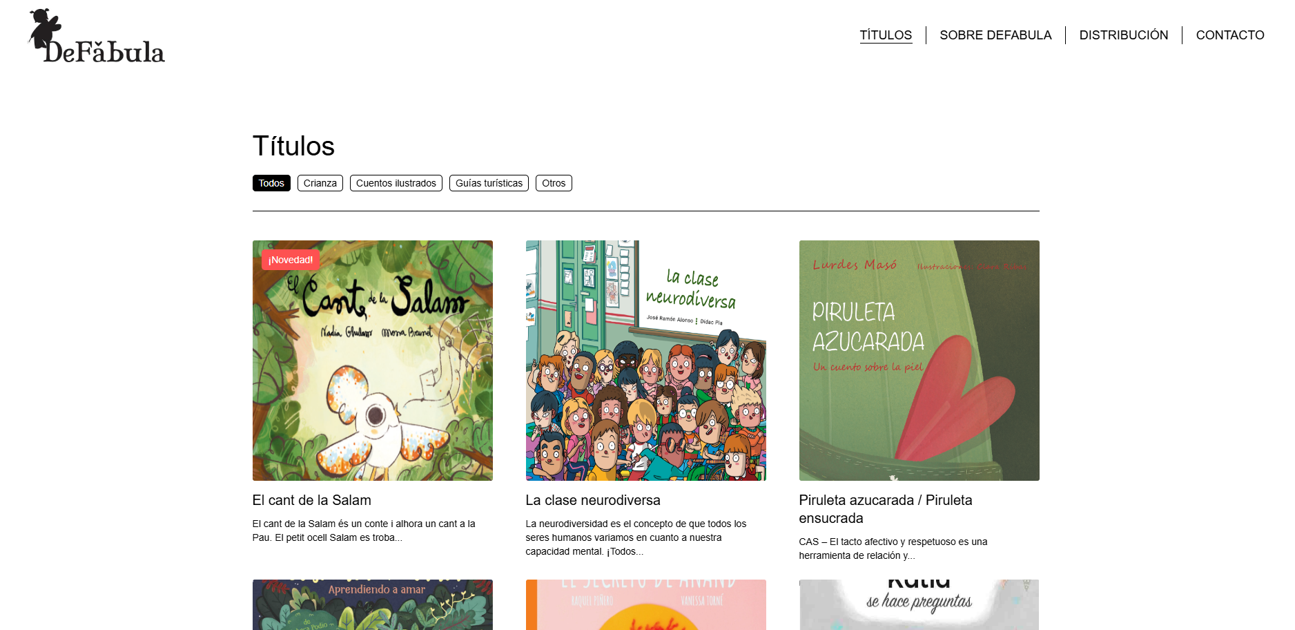 Proyecto DeFabula